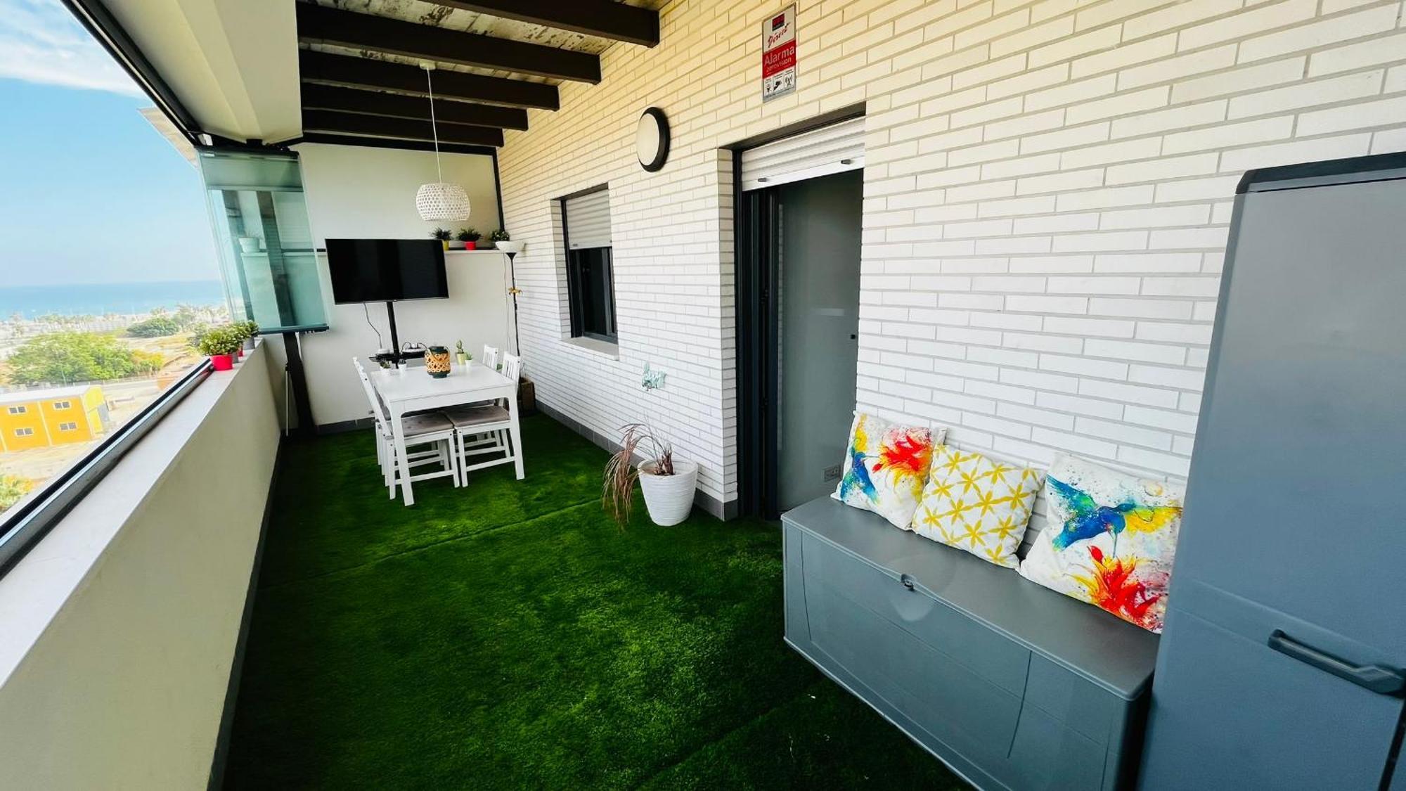 Atico Con Piscina Y Vistas Al Mar Habitat Litoral Apartment Malaga Exterior photo